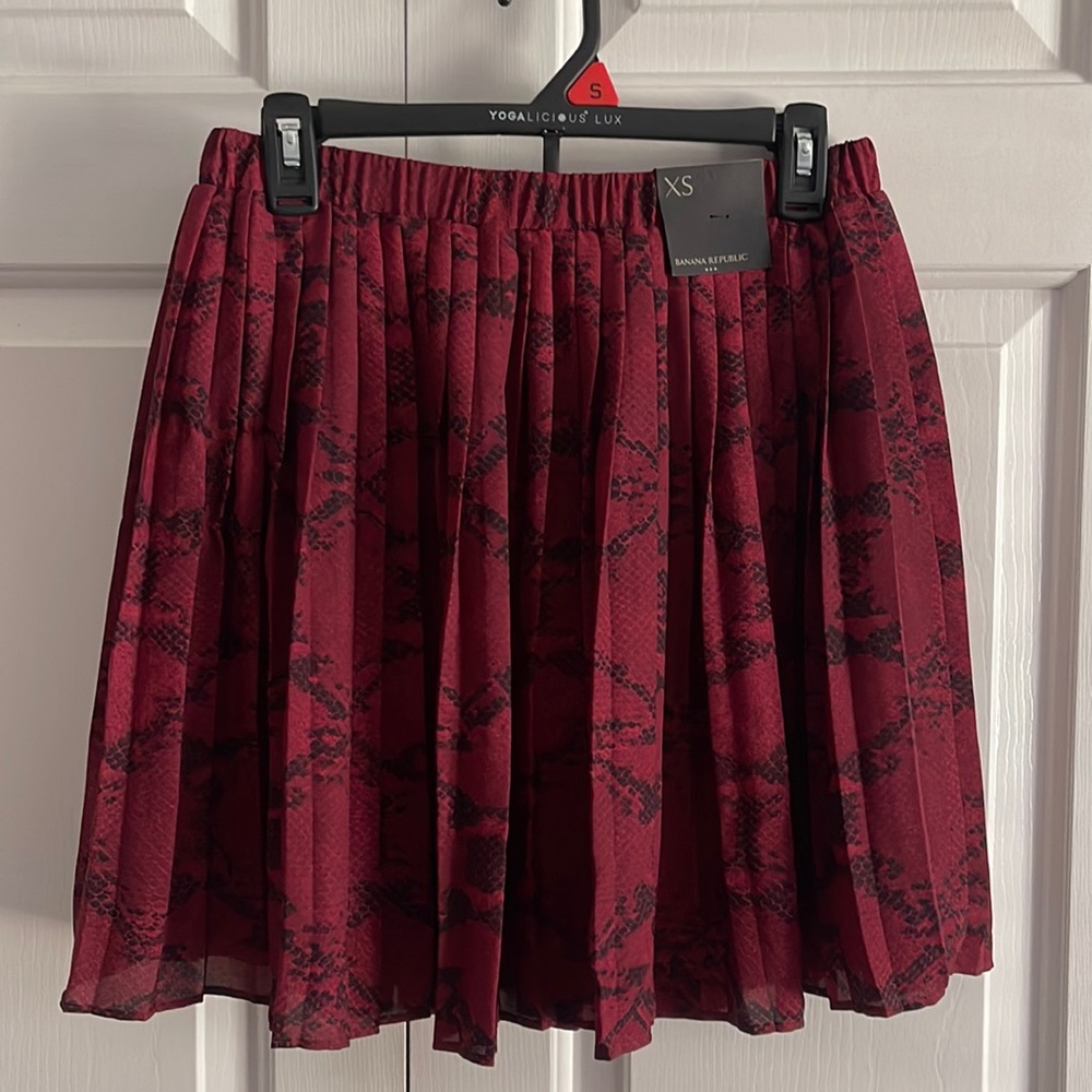 Snake Print Banana Republic Skirt